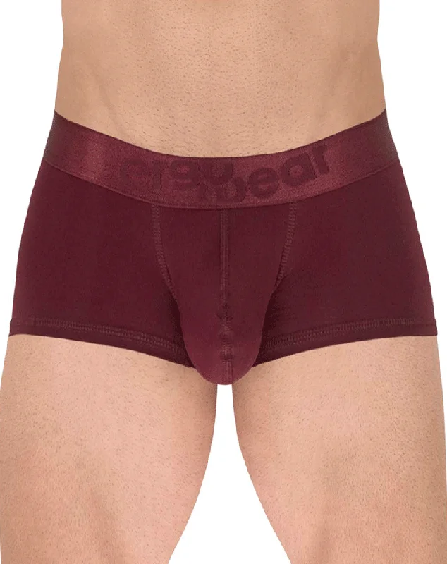 Low - rise men's trunks for a trendy lookErgowear Ew1623 Max Xx Trunks Burgundy