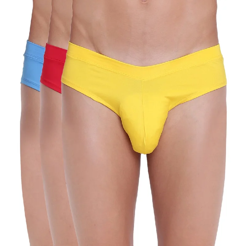Performance men's briefs for athletesFanboy Style Briefs Basiics by La Intimo (Pack of 3)