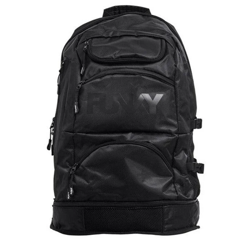 Low - rise men's trunks for a trendy lookFunky Expandable Elite Squad Backpack | Back to Black