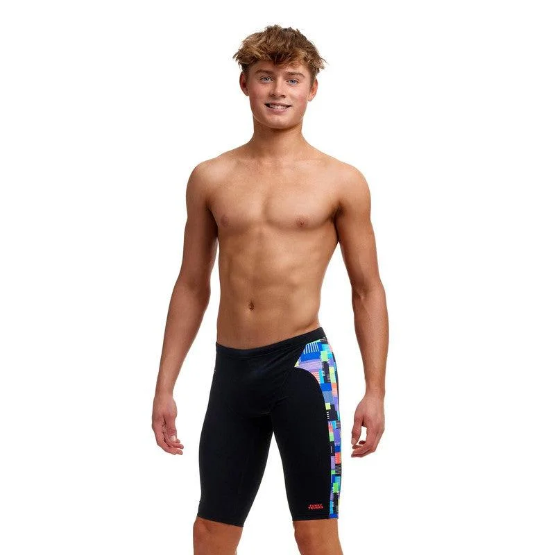 Soft - touch men's trunks for a gentle feelFunky Trunks Boy's Training Jammers | Chip Set