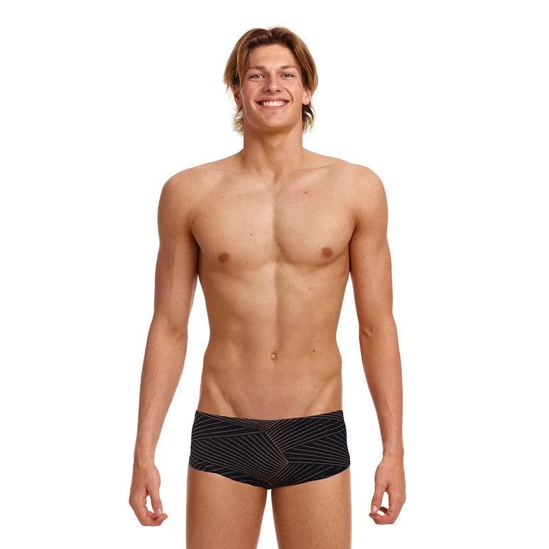 Men's trunks with a quick - dry fabricFunky Trunks Mens Sidewinder Trunks |Gold Weaver