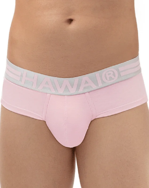 Low - cut men's briefs for a discreet appearanceHawai 41962 Cotton Briefs Pink