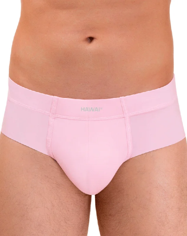 Organic men's briefs for an eco - friendly choiceHawai 42141 Solid Hip Briefs Pink