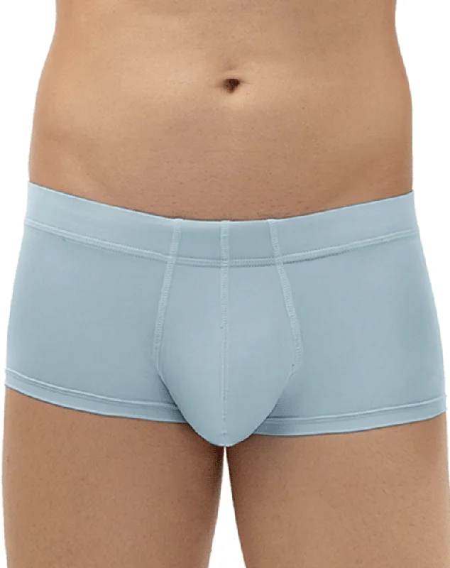 Tag - less men's trunks for irritation - free comfortHawai 42232 Microfiber Trunks Light Blue