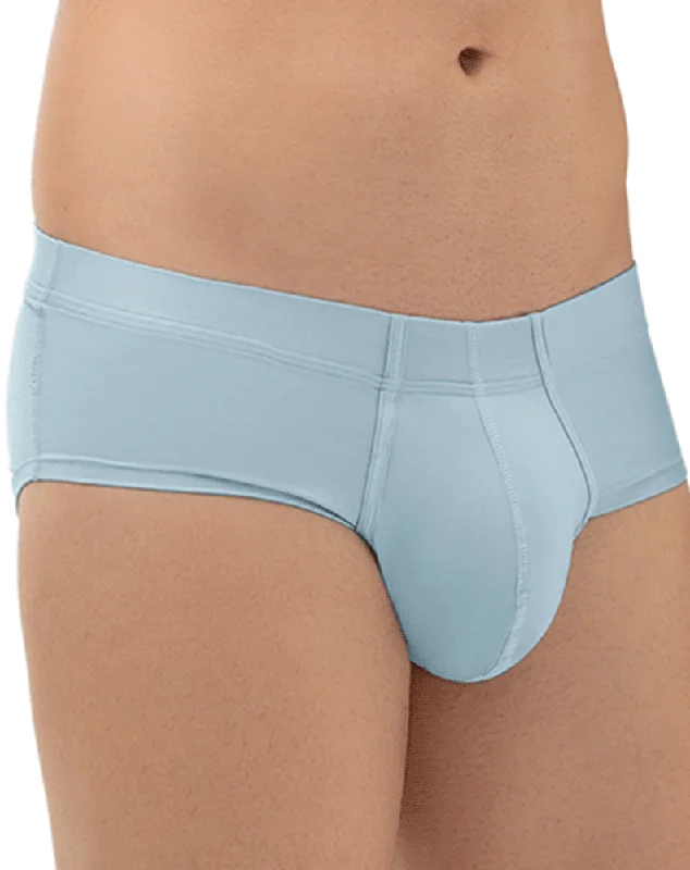 Men's briefs with a lace trim for a touch of flairHawai 42241 Microfiber Briefs Light Blue