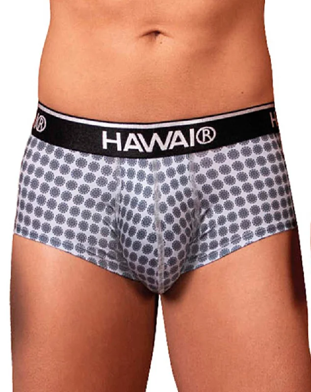 Slim - fit men's briefs for a modern styleHawai 42430 Printed Briefs Gray