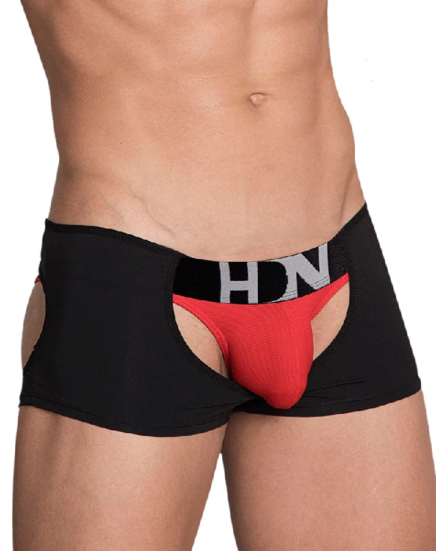 Tag - less men's trunks for irritation - free comfortHidden 968 Bikini-trunks Black