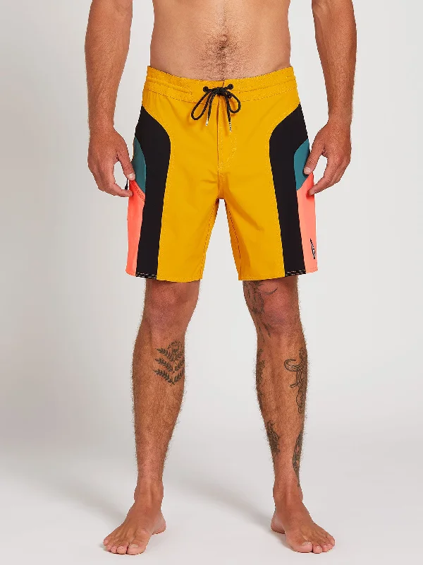 Designer men's trunks with a fashionable edgeHigh Mark Stoneys Trunks - Mineral Yellow