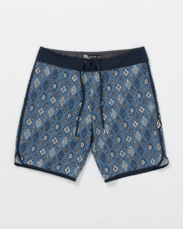 Organic men's trunks for an eco - conscious optionInherent Scallop Mod-Tech Trunks - Blueberry