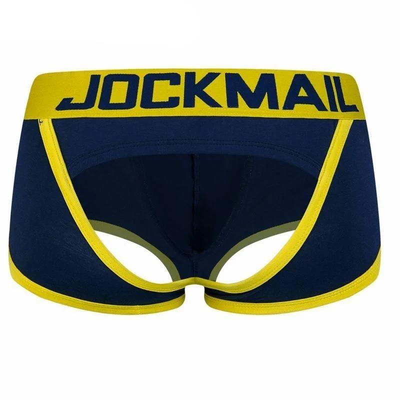 Men's boxer briefs with a contoured pouch for comfortJockmail Backless Boxer Briefs
