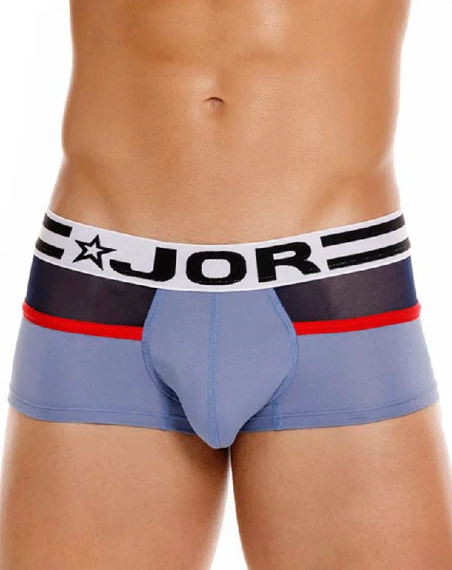 Tag - less men's trunks for irritation - free comfortJor 1940 Athletic Trunks Blue