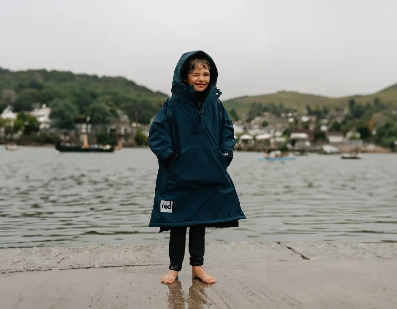 Luxury men's silk robes for a spa - like experienceKids Dry Poncho - Navy
