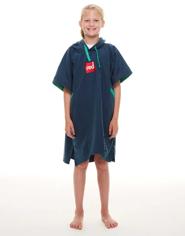 Long - length men's robes for full - body coverageKids Quick Dry Microfibre Changing Robe - Navy