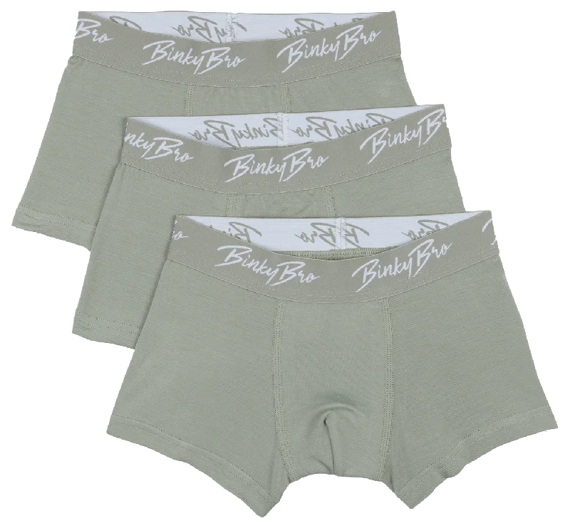 Men's boxer briefs with a contoured pouch for comfortLast Chance Briefs (Green)