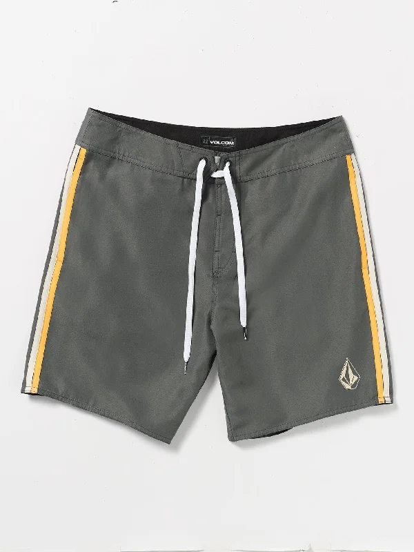 Printed men's trunks with eye - catching motifsLawton Boardshort 18" - Asphalt Black