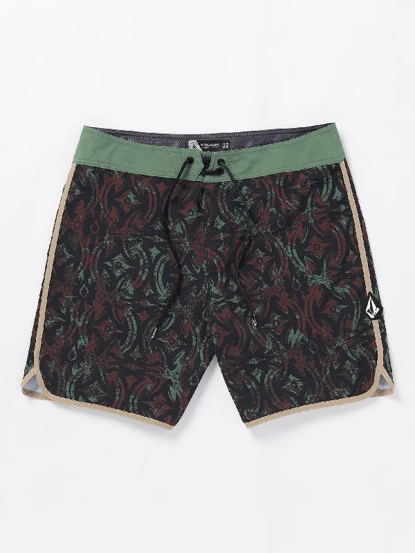 Soft - touch men's trunks for a gentle feelLido Print Scallop Mod-Tech Trunks - Fir Green