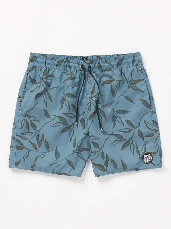 Slim - cut men's trunks for a modern styleLido Print Trunks - Stone Blue