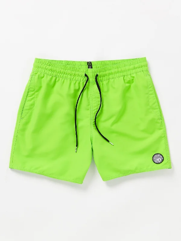 Organic men's trunks for an eco - conscious optionLido Solid Trunks - Electric Green