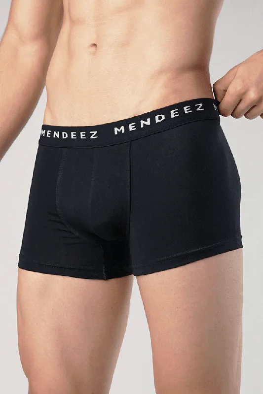 Men's trunks with a quick - dry fabricBoxer Trunks - Black