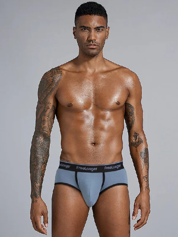 Performance men's briefs for athletesFreeLonger Men's Microfiber Covered Silky Touch Briefs
