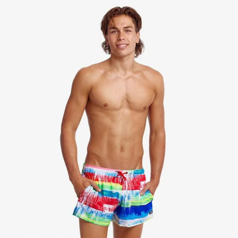Mid - rise men's trunks for a balanced coverageFunky Trunks Mens Shorty Shorts | Dye Hard