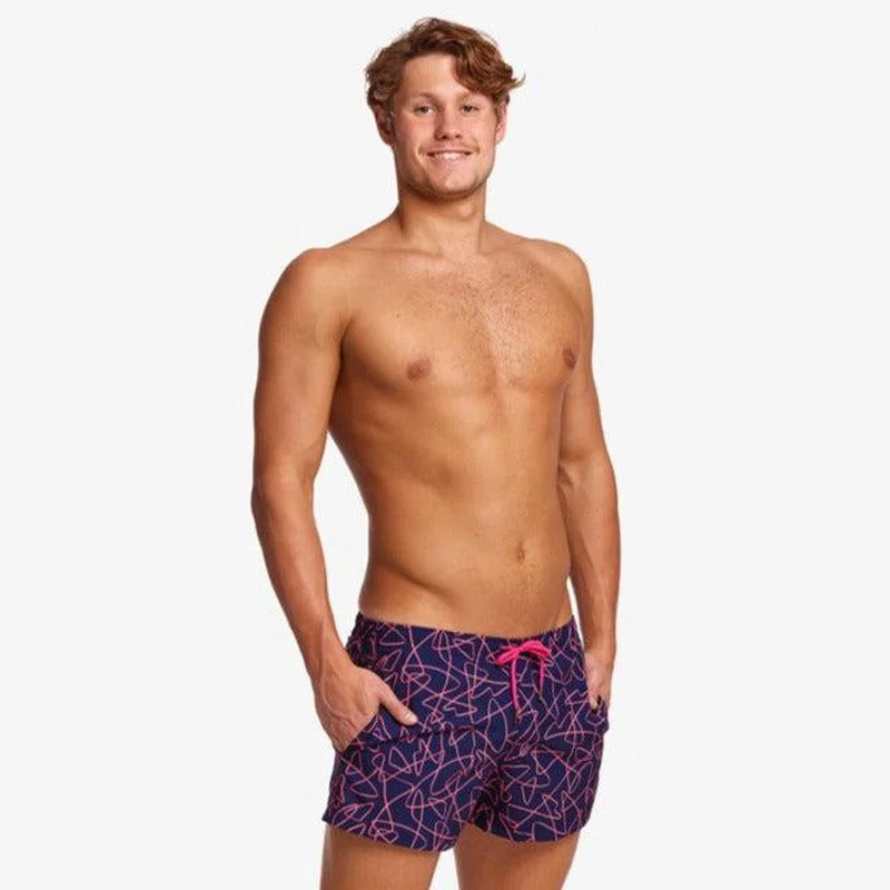 Organic men's trunks for an eco - conscious optionFunky Trunks Mens Shorty Shorts | Serial Texter
