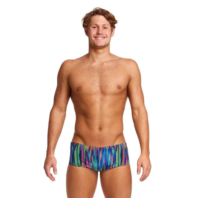Organic men's trunks for an eco - conscious optionFunky Trunks Mens Sidewinder Trunks | Rain Down