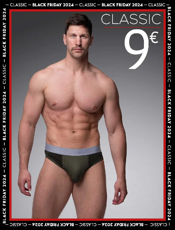 Performance men's briefs for athletesMesh Panel Briefs - Château Green