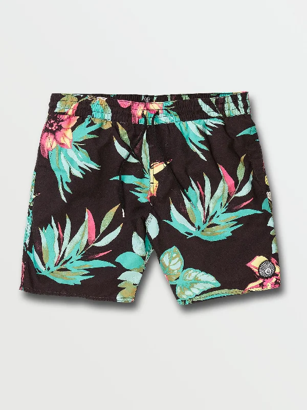 Solid - color men's trunks in various shadesMarble Mod-Tech Trunks - Black