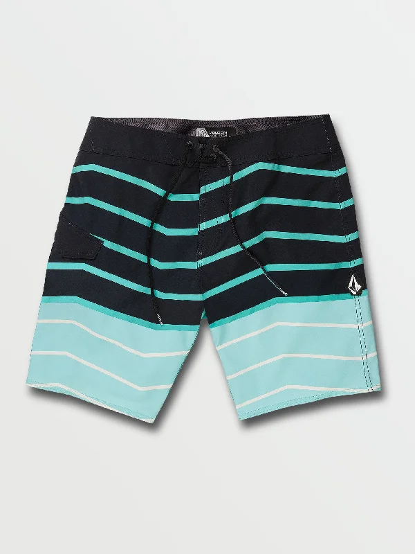 Printed men's trunks with eye - catching motifsSwipe Stripe Mod-Tech Trunks - Britt Blue