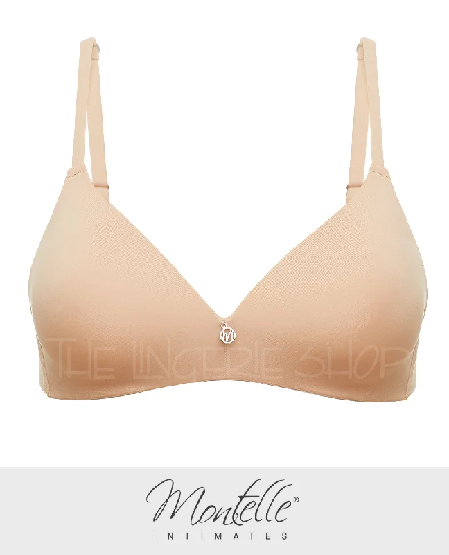 Lightweight men's robes for summer loungingMontelle 9317 Essentials Wire Free T-Shirt Bra