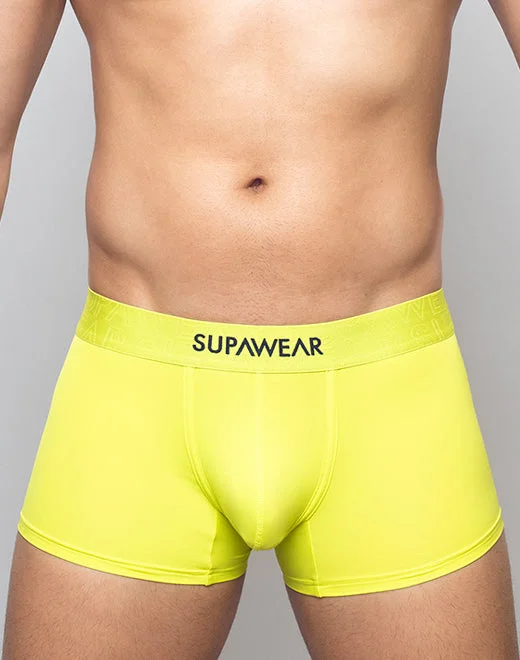 Slim - cut men's trunks for a modern styleNeon Trunk Underwear - Cyber Lime