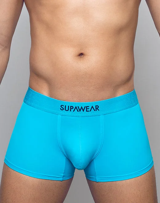 Mid - rise men's trunks for a balanced coverageNeon Trunk Underwear - Neon Blue