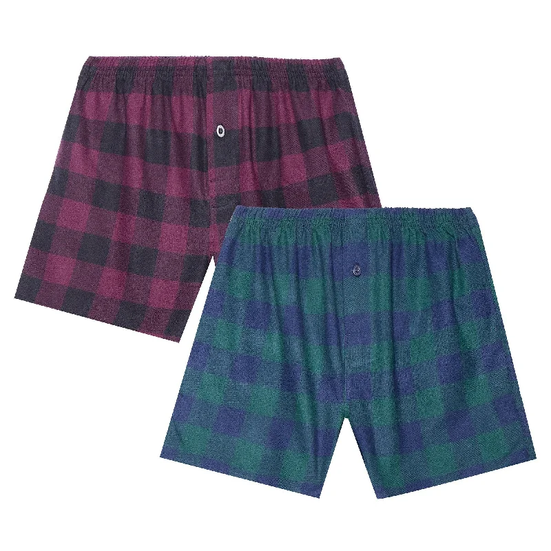 Luxury men's silk robes for a spa - like experienceMen's 100% Cotton Flannel Boxers - 2 Pack - Gingham Fig/Green Luxury men's silk robes for a spa - like experienceMen's 100% Cotton Flannel Boxers - 2 Pack - Gingham Fig/Green