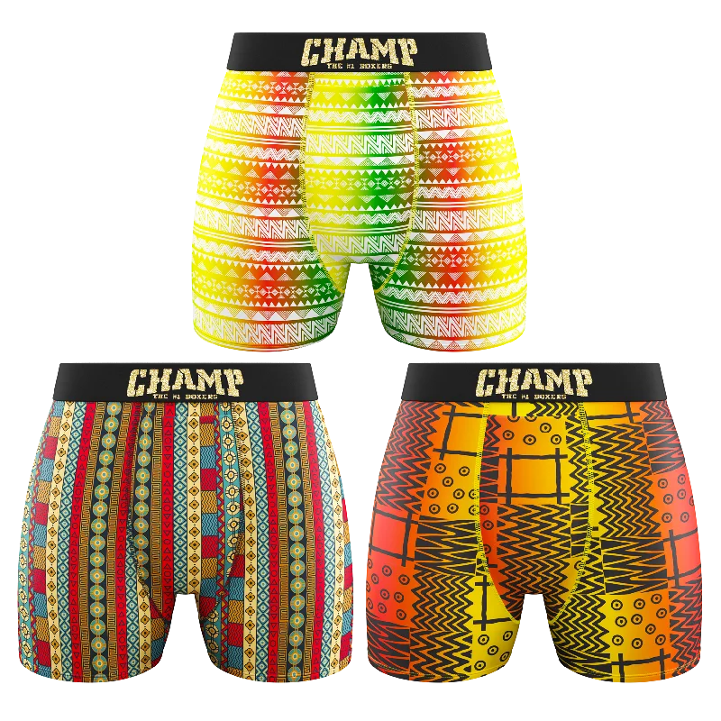 Thermal men's boxer briefs for cold weatherOld Africa Edition.
