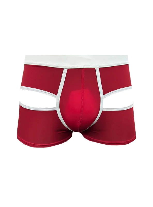 Mid - rise men's trunks for a balanced coverageOpen Back Trunk