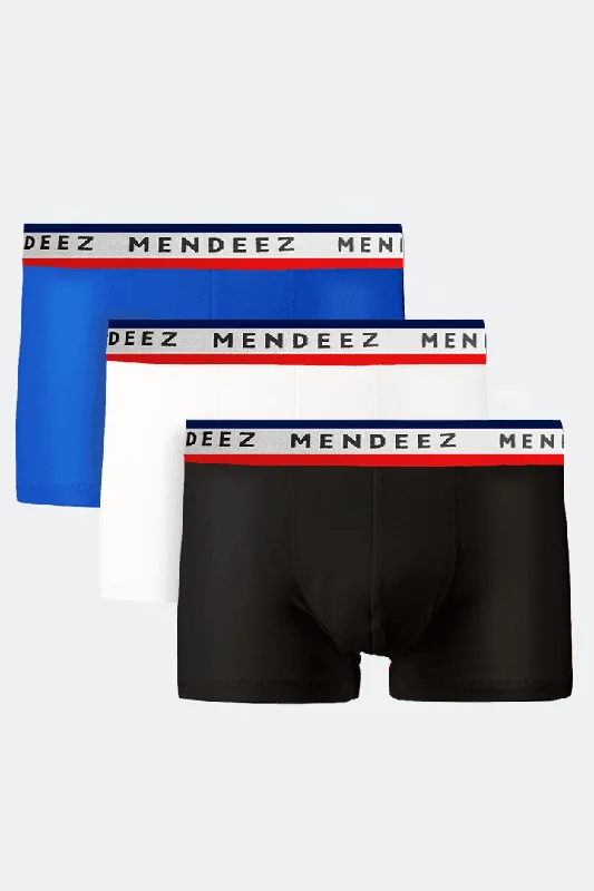 Men's trunks with a contoured pouch designOptimals Boxer Trunks - Pack of 3