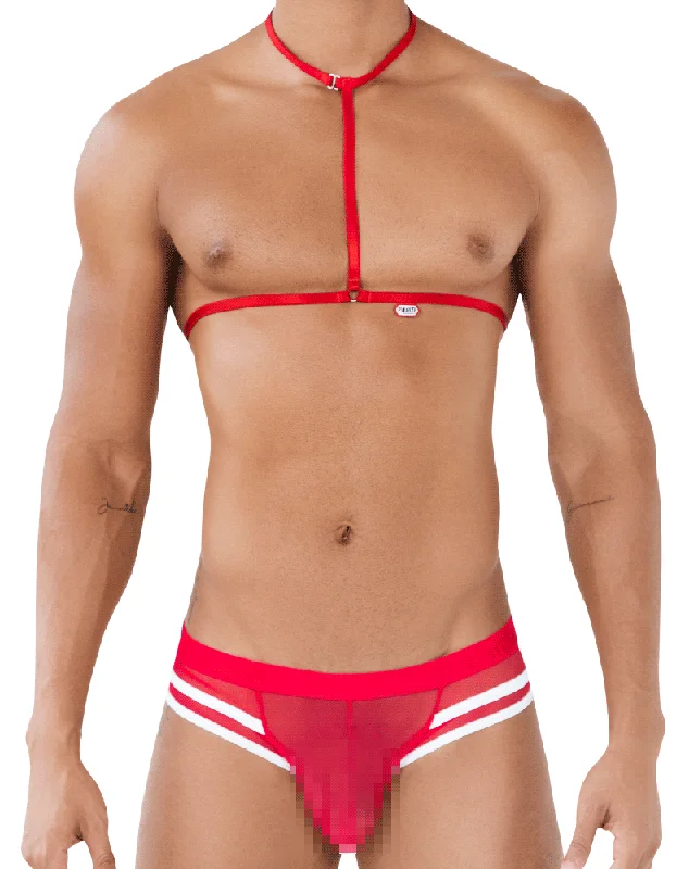 Soft cotton men's briefs for ultimate comfortPikante 0495 Hot Harness Briefs Red