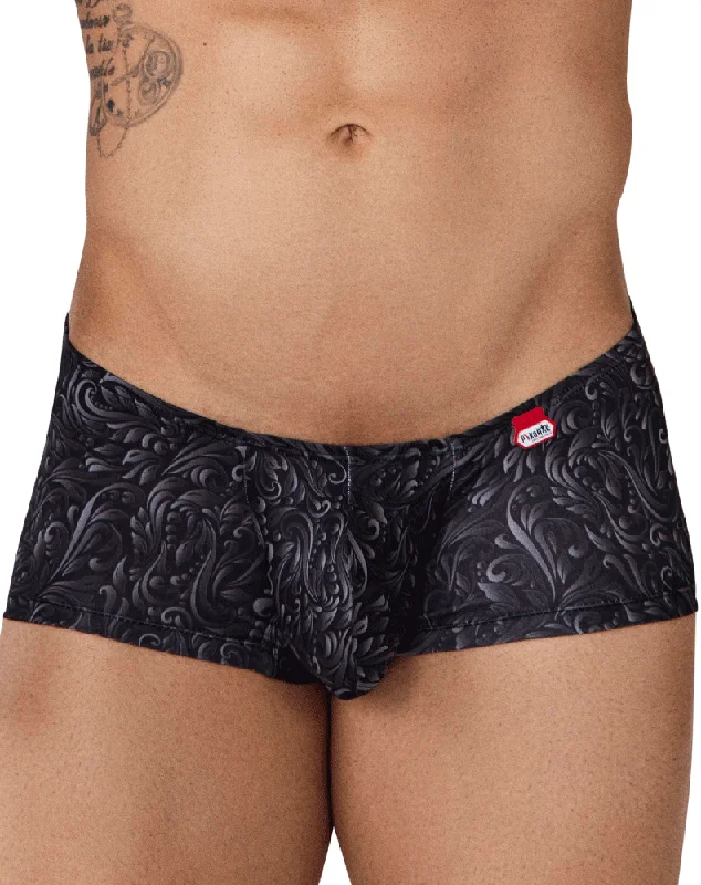 Organic men's trunks for an eco - conscious optionPikante 1007 Potenza Trunks Black