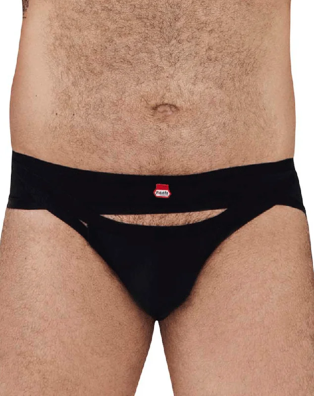 Cotton - blend men's briefs for added stretchPikante 1026x Verona Briefs Black