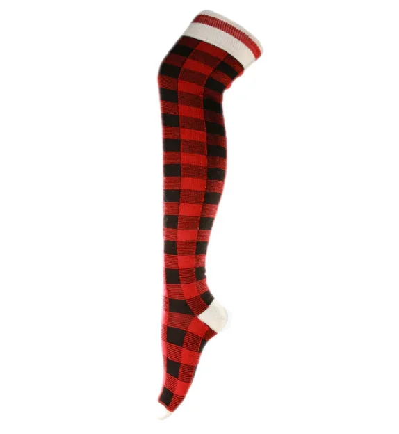 Cotton - blend men's briefs for added stretchPook Thigh-High Sky-High Knee Socks