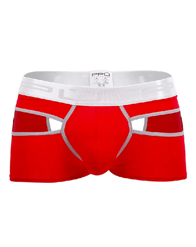 Men's trunks with a reinforced crotch areaPpu 2104 Open Back Trunks Red