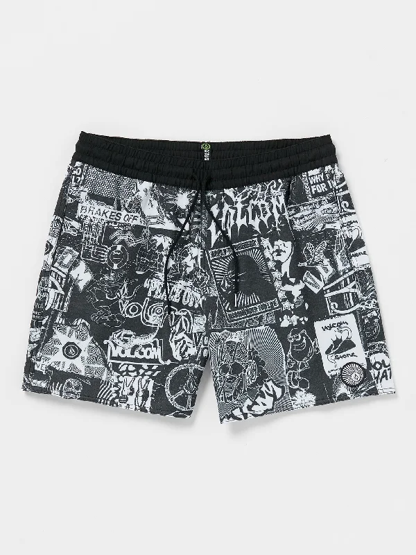 Men's trunks with a reinforced crotch areaRefute Stoney Trunks - Black