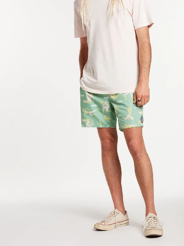 Moisture - wicking men's trunks for active useSink Or Swim Trunks - Jade