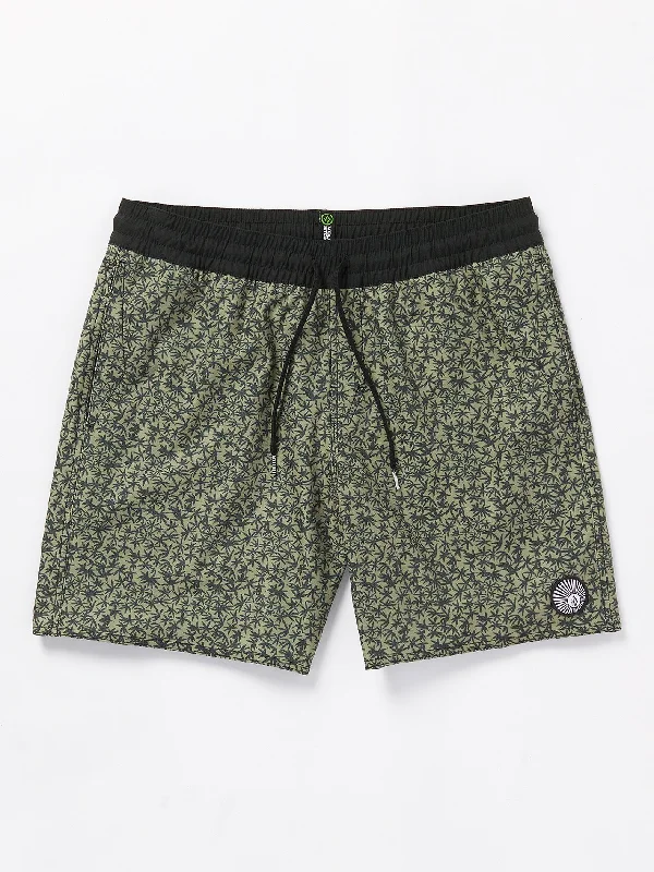 Men's trunks with a wide elastic waistbandStoney Trunks - Thyme Green