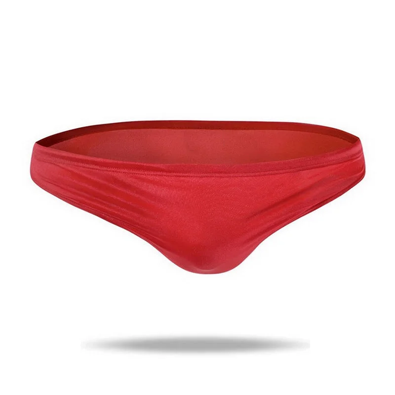Full - back men's briefs for maximum coverageSuper Hot  Mens Solid Swimsuit  Brief