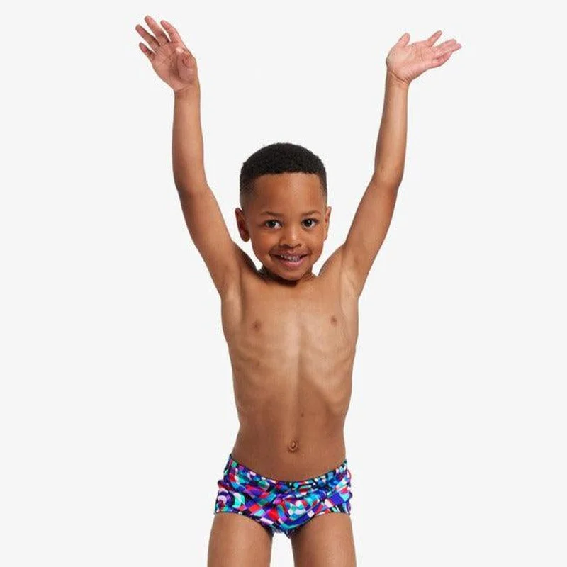 Men's trunks with a reinforced crotch areaFunky Trunks Toddler Boys Printed Trunks | Video Star