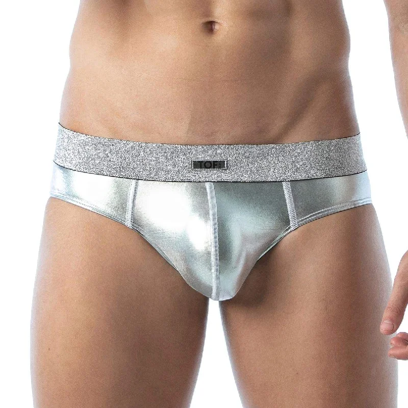 Silky men's briefs for a luxurious feelTOF Magic brief silver