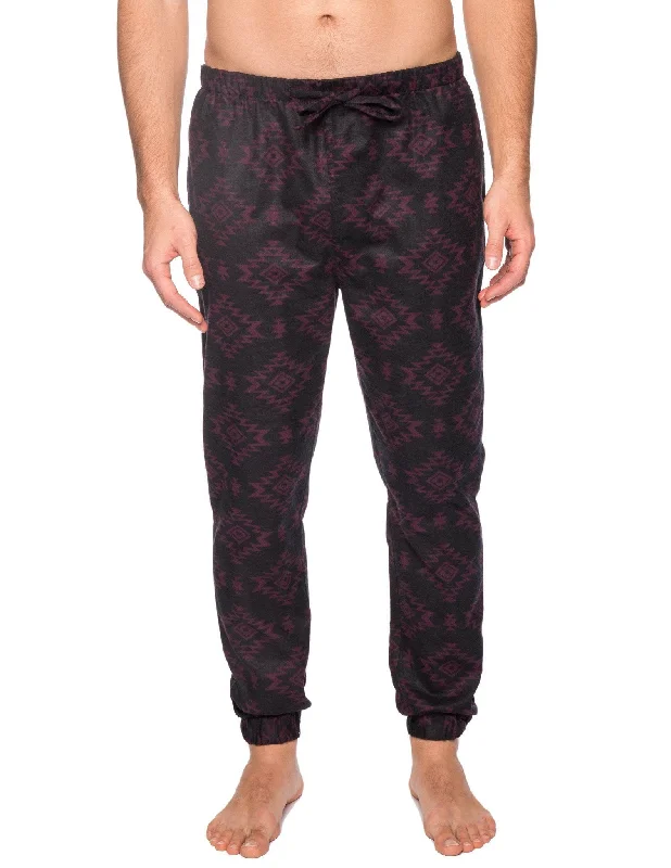 Beach - themed men's robes for a vacation vibeMen's 100% Cotton Flannel Jogger Lounge Pant - Aztec Black/Fig Beach - themed men's robes for a vacation vibeMen's 100% Cotton Flannel Jogger Lounge Pant - Aztec Black/Fig