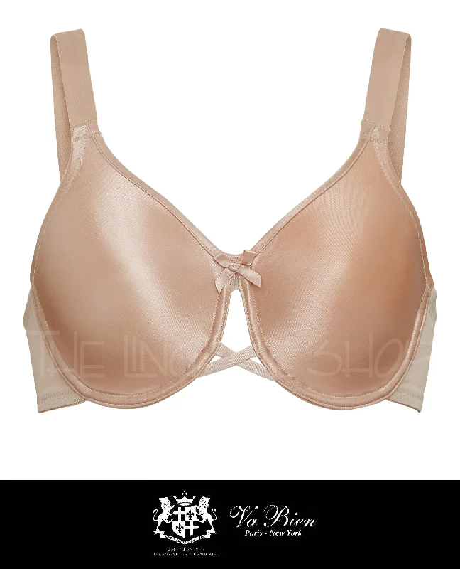 Men's robes with multiple pockets for convenienceVa Bien 601 Satin Seamless Underwire Bra